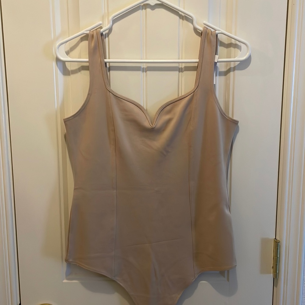 Abercrombie Ponte Corset Sweetheart bodysuit women’s size Medium